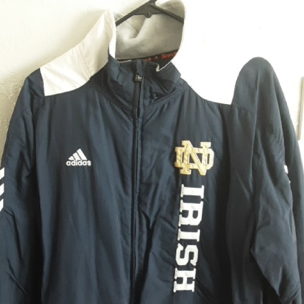 Adidas Notre Dame Irish Jacket - Navy